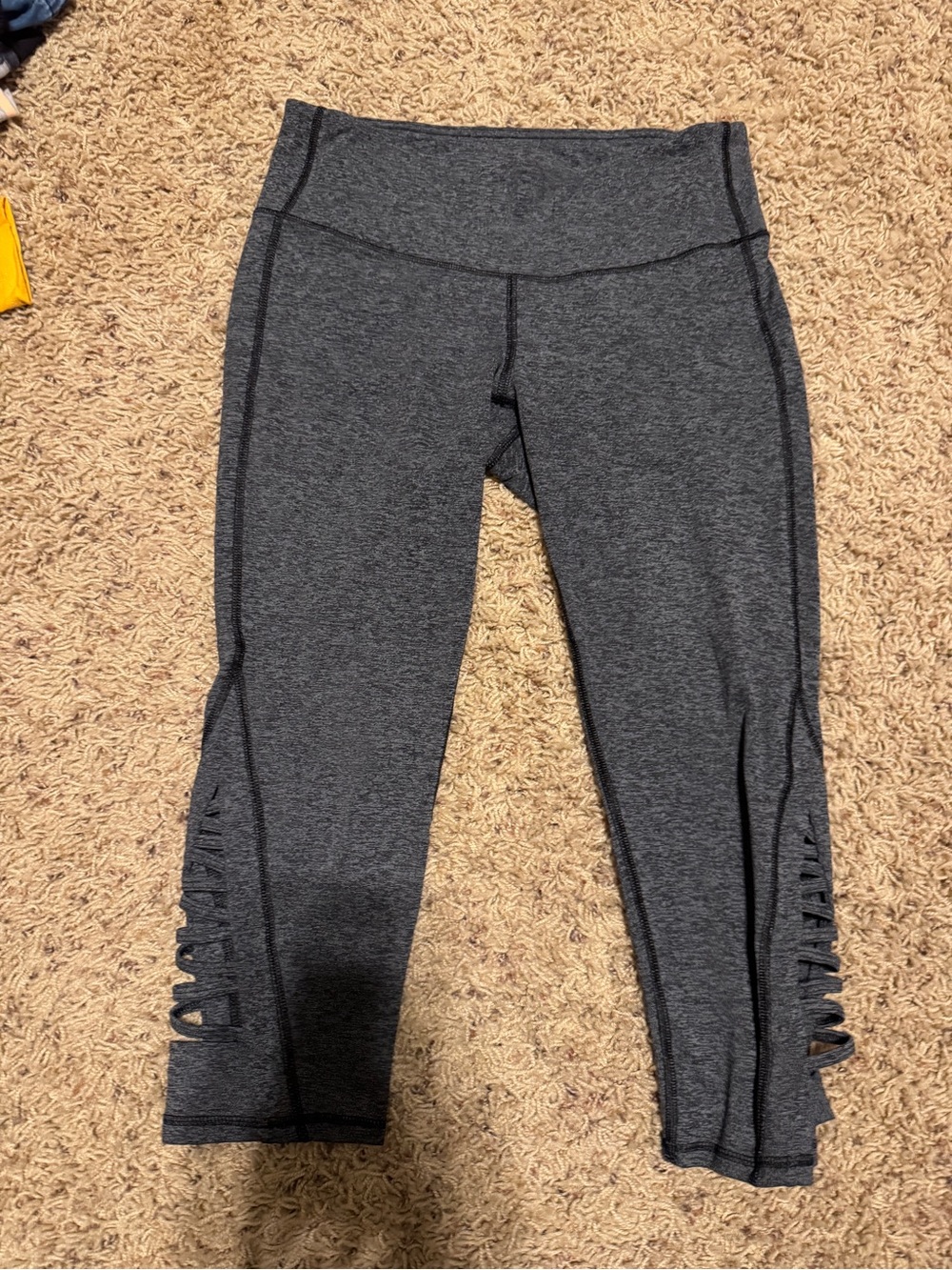 Athleta Dark Heather Gray Performance Leggings